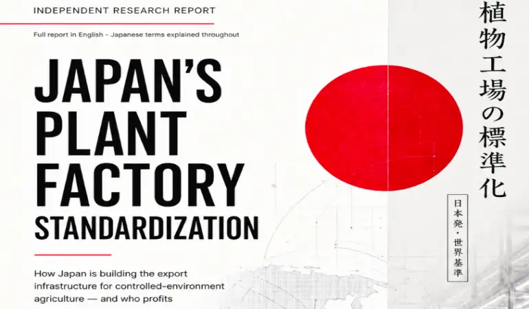 How Japan Is Standardizing and Exporting Plant Factories